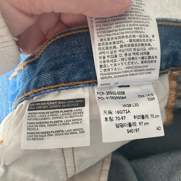 Levi’s 501 Straight Button Fly Jean - Picture 5 of 15